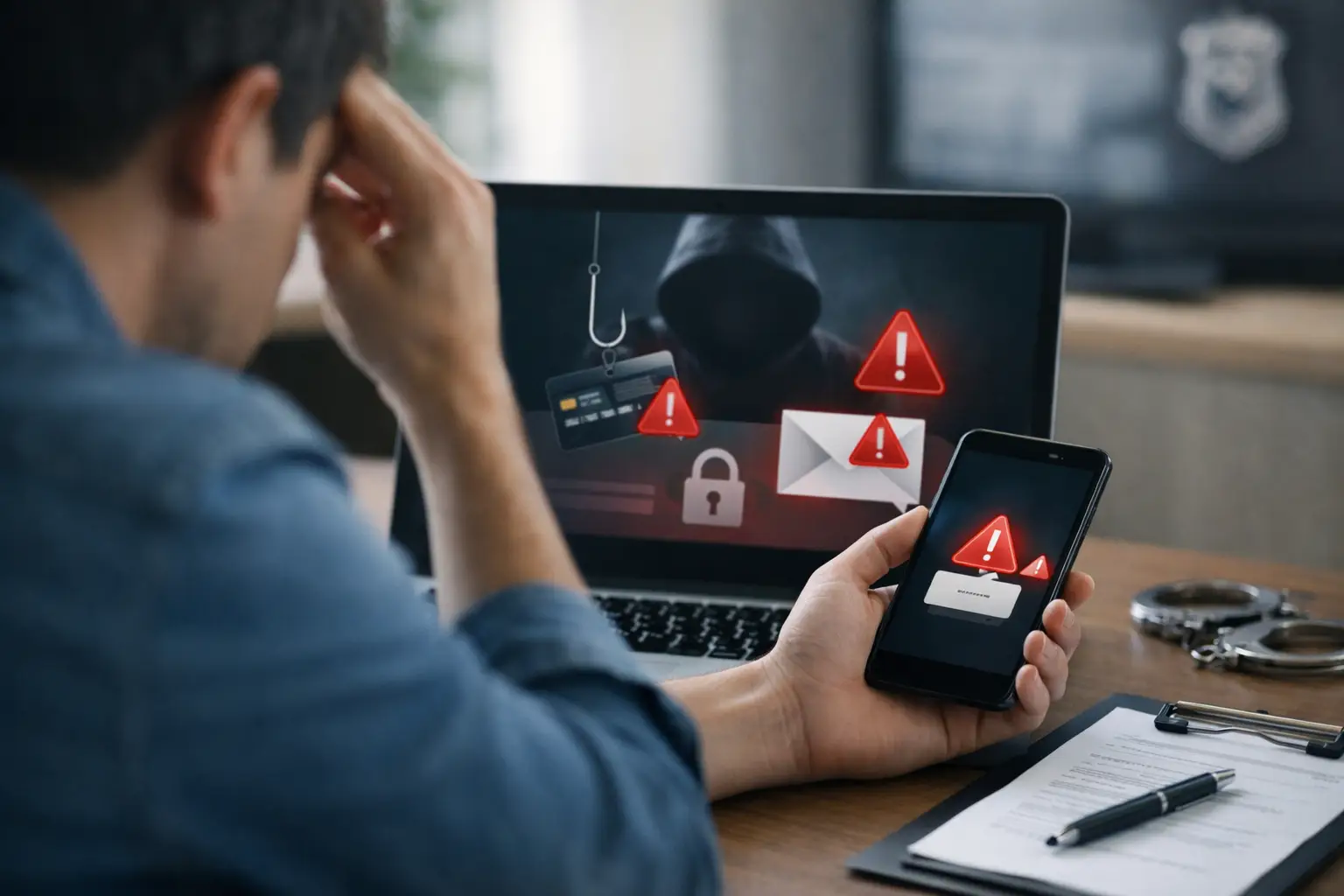 Errores al denunciar fraude online