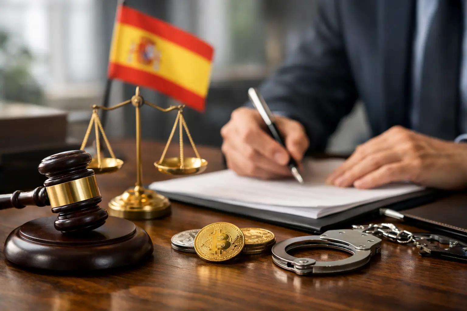 Pasos legales tras fraude cripto en España