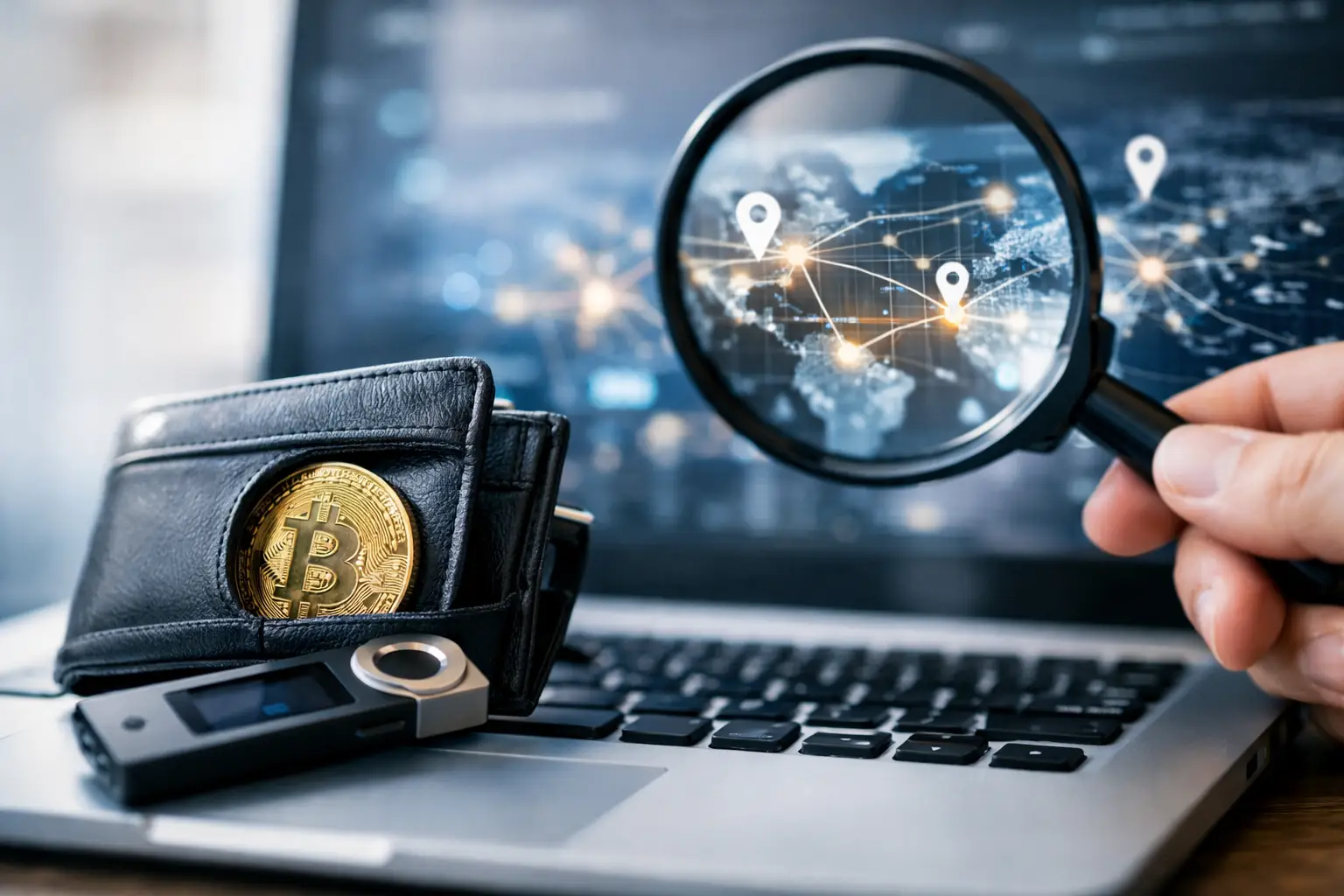 ¿Se puede rastrear una wallet?