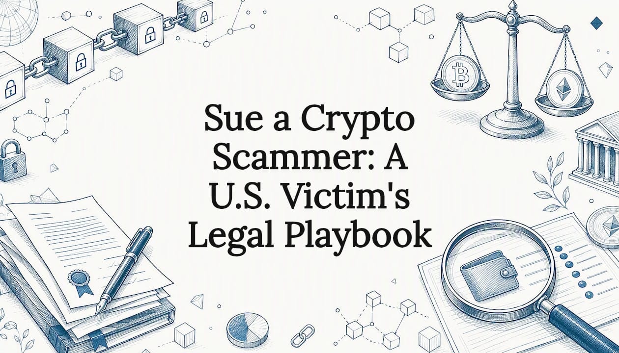 Sue a Crypto Scammer: A U.S. Victim’s Legal Playbook