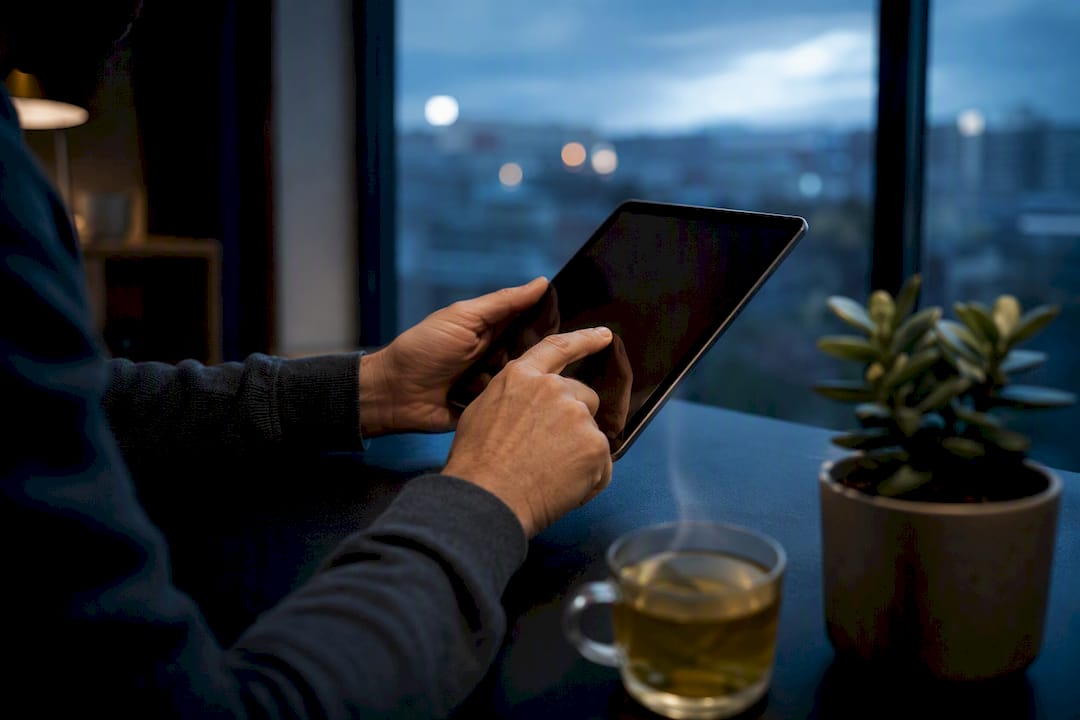 Hands revoking wallet approvals on smartphone