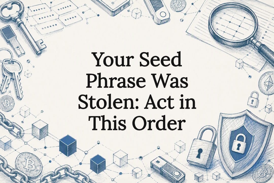 Your Seed Phrase Was Stolen: Act in This Order