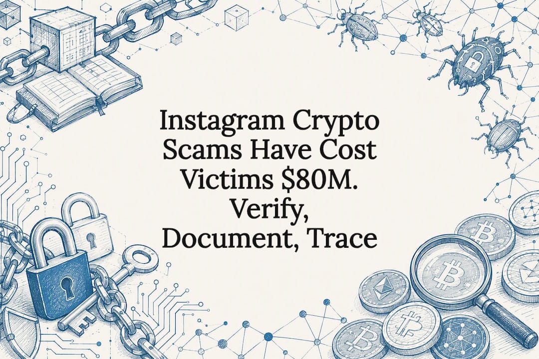 Instagram Crypto Scams Have Cost Victims $80M. Verify, Document, Trace
