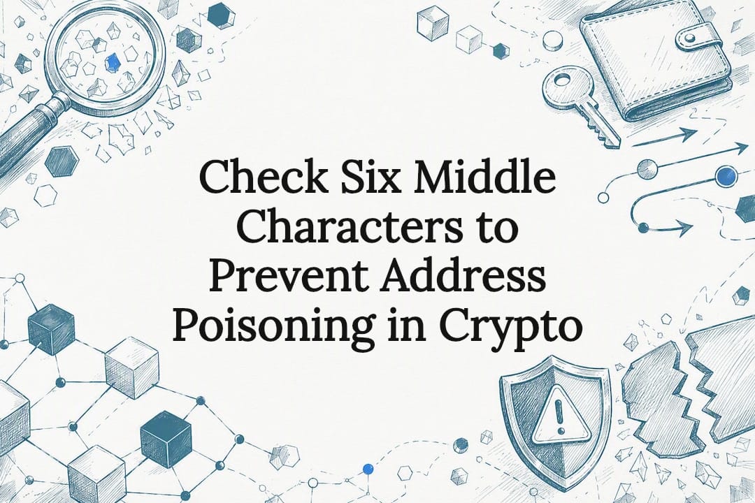 Check Six Middle Characters to Prevent Address Poisoning in Crypto