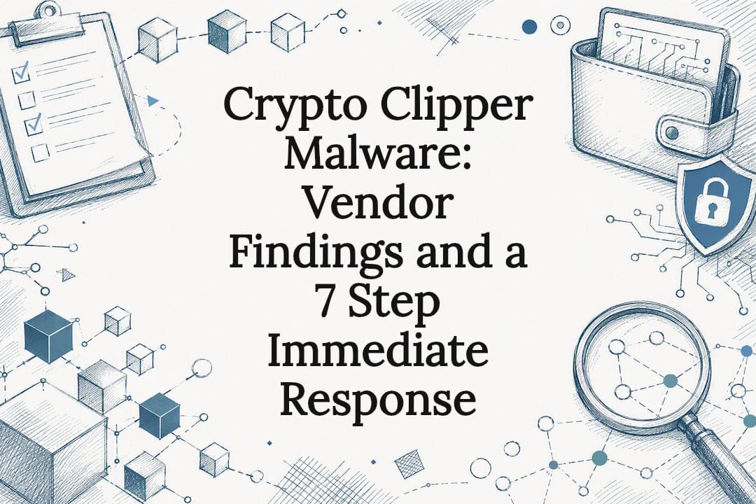 Crypto Clipper Malware: Vendor Findings and a 7 Step Immediate Response