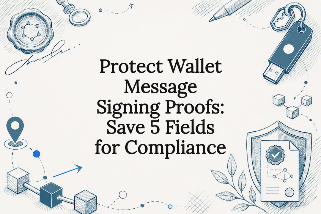 Protect Wallet Message Signing Proofs: Save 5 Fields for Compliance