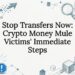 Decorative crypto fraud prevention title card