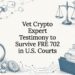 Decorative crypto testimony title card