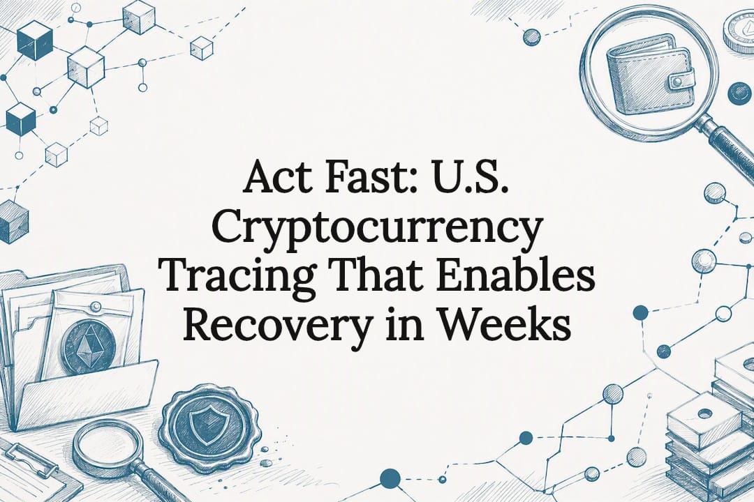 Act Fast: U.S. Cryptocurrency Tracing That Enables Recovery in Weeks