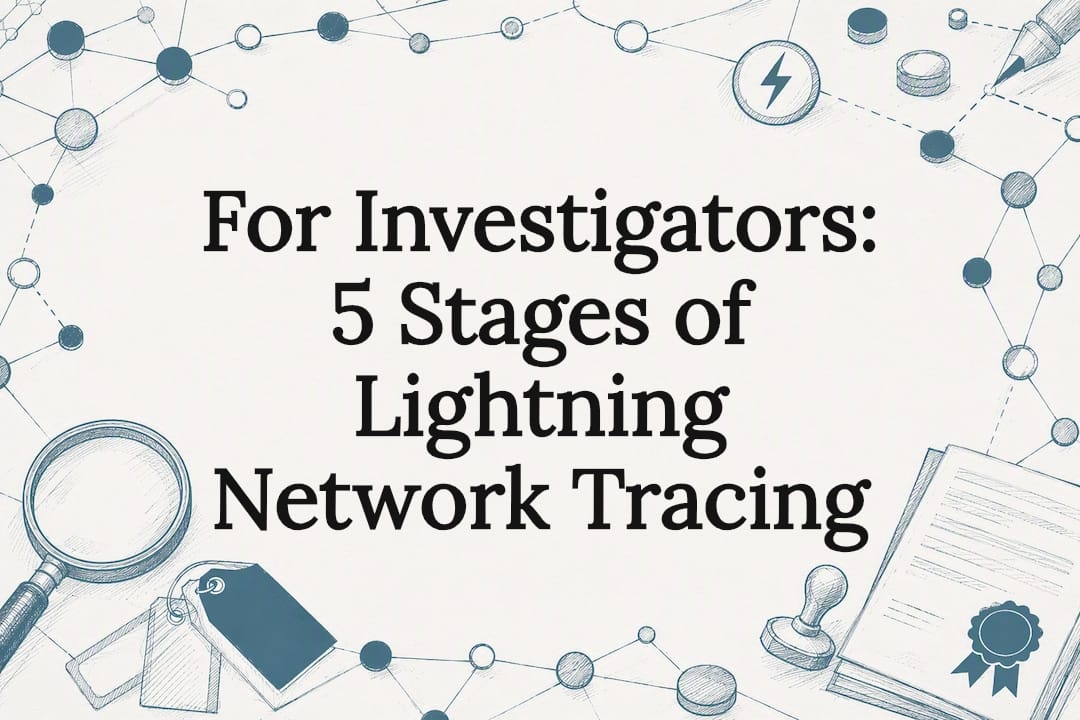 For Investigators: 5 Stages of Lightning Network Tracing