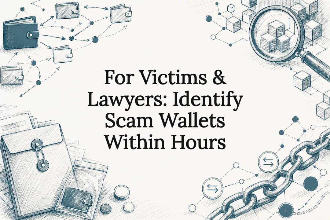 For Victims & Lawyers: Identify Scam Wallets Within Hours