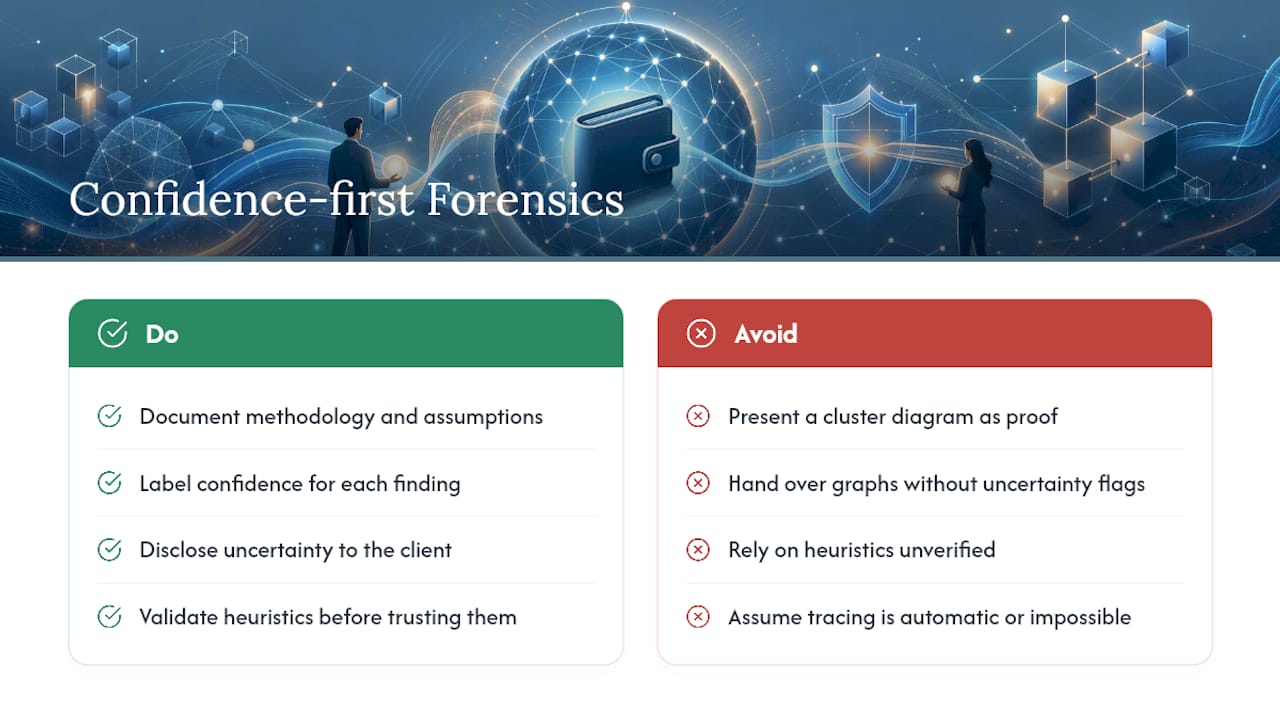 Why Confidence Labeling Separates Real Forensics From Guesswork — overview diagram