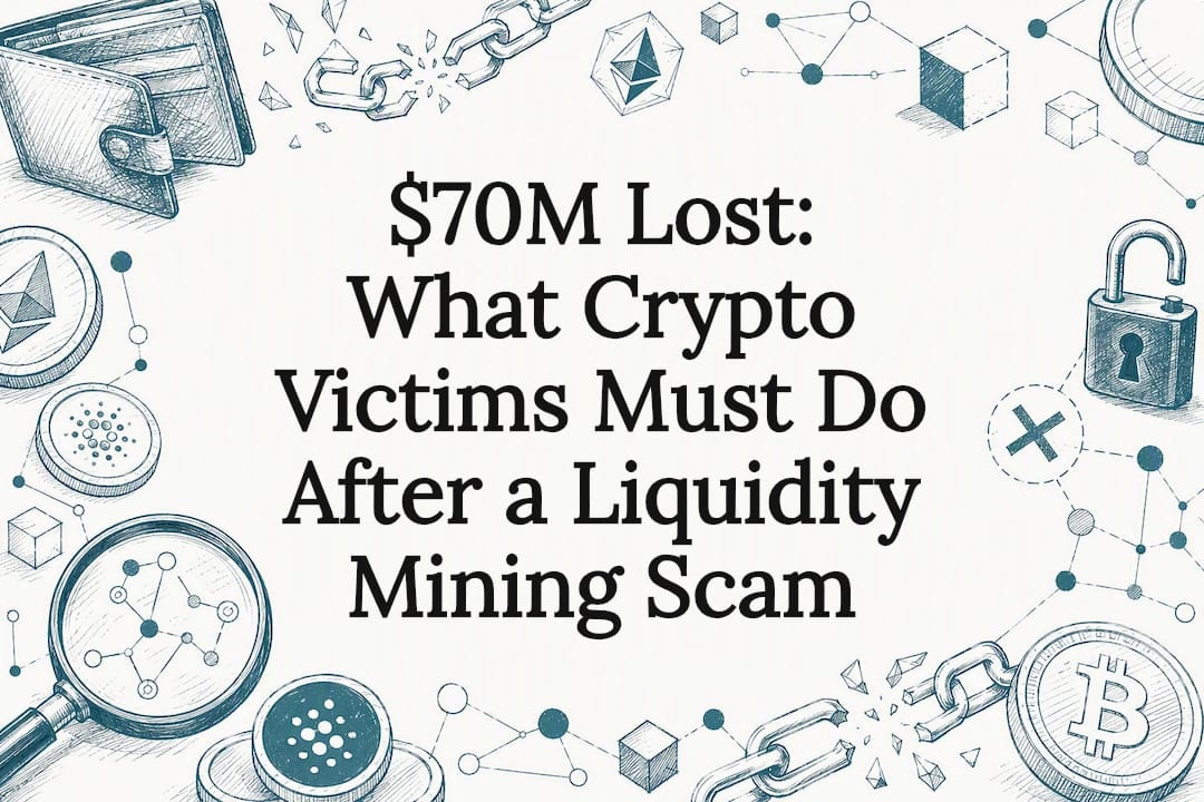 $70M Lost: What Crypto Victims Must Do After a Liquidity Mining Scam