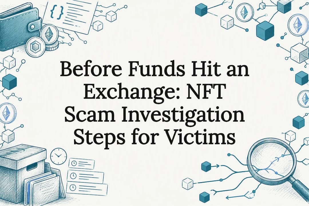 Before Funds Hit an Exchange: NFT Scam Investigation Steps for Victims