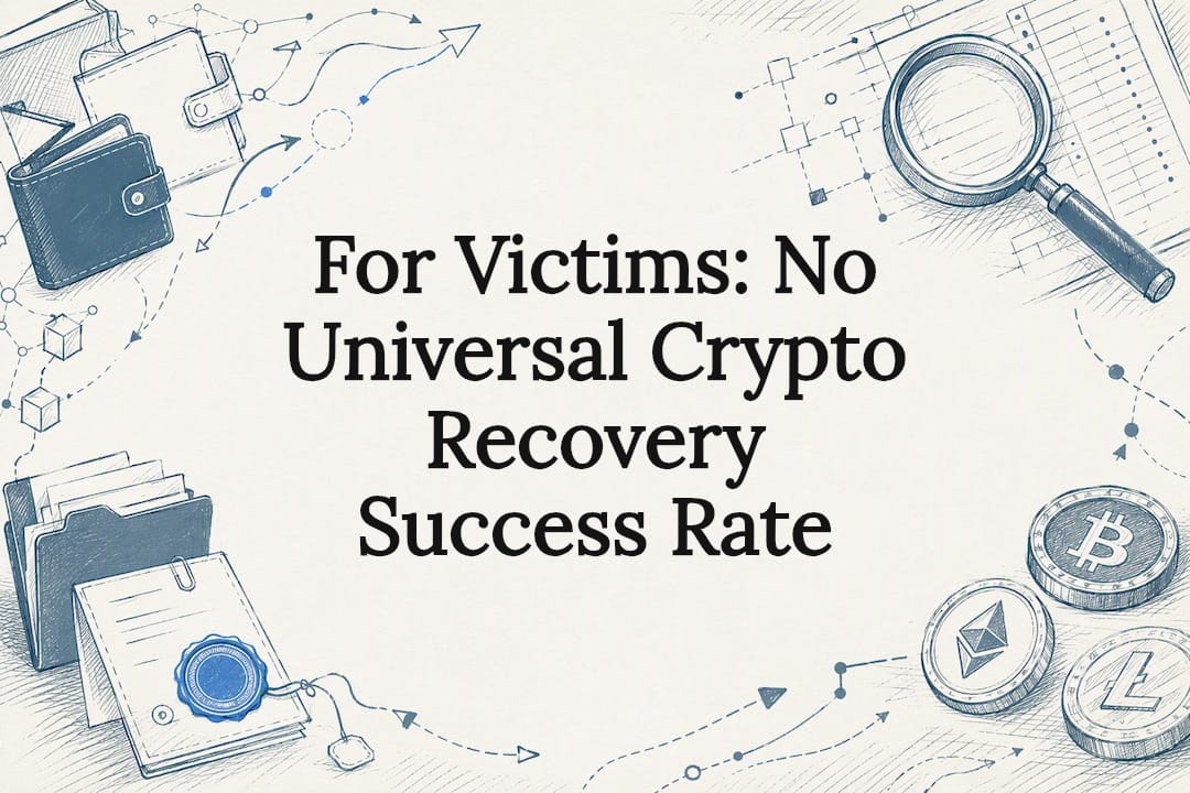 For Victims: No Universal Crypto Recovery Success Rate