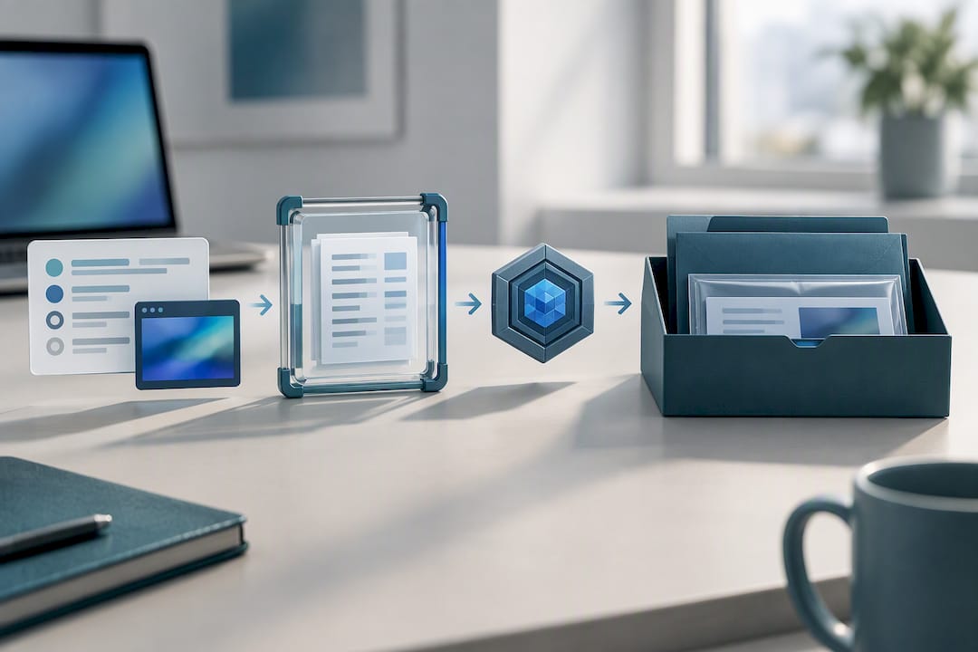 Illustration of hashed blockchain evidence validation