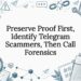Decorative Telegram crypto fraud title card