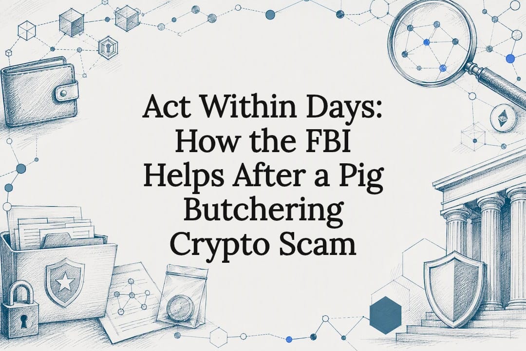 Act Within Days: How the FBI Helps After a Pig Butchering Crypto Scam