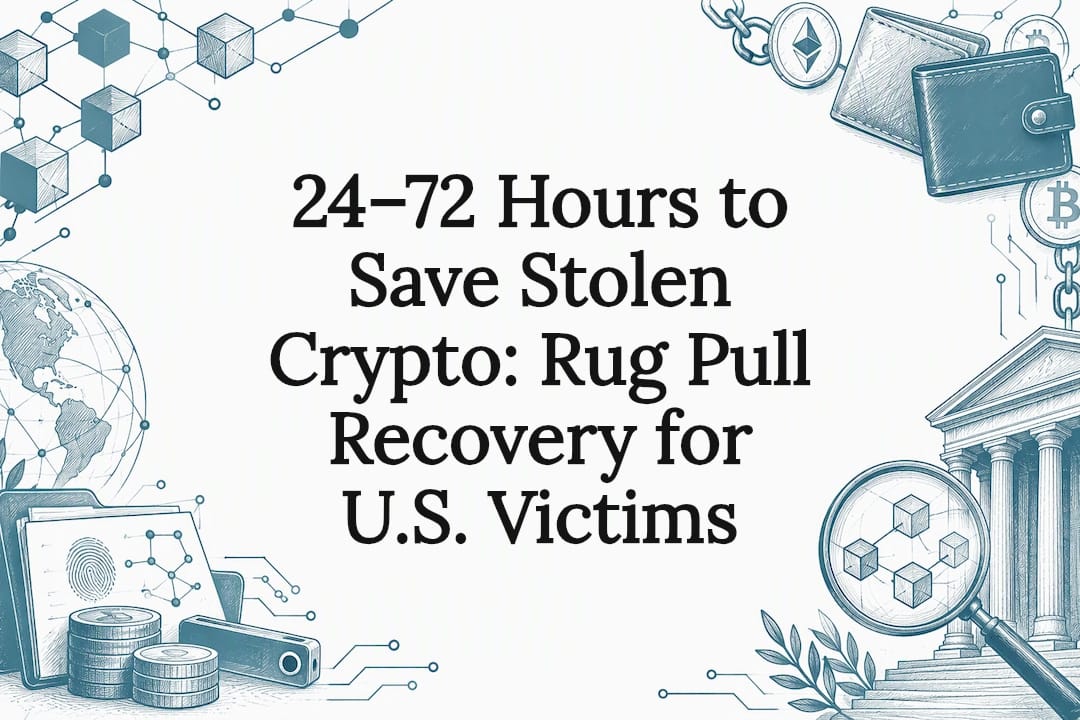 24–72 Hours to Save Stolen Crypto: Rug Pull Recovery for U.S. Victims