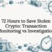 Crypto investigation title card illustration