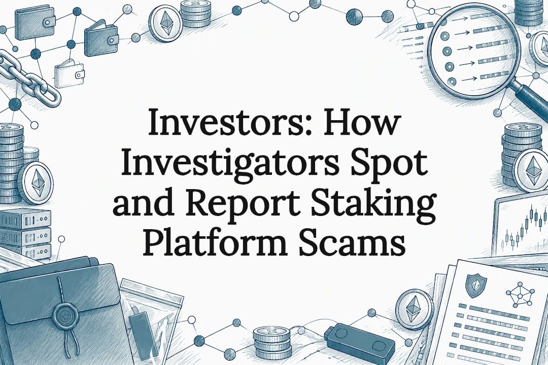 Investors: How Investigators Spot and Report Staking Platform Scams