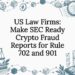 Decorative crypto fraud law title card