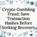 Hand-drawn blockchain evidence title card