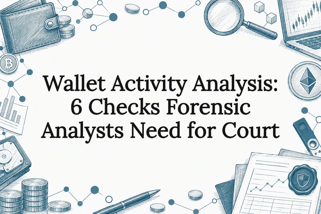 Wallet Activity Analysis: 6 Checks Forensic Analysts Need for Court