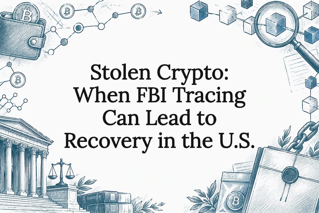 Stolen Crypto: When FBI Tracing Can Lead to Recovery in the U.S.