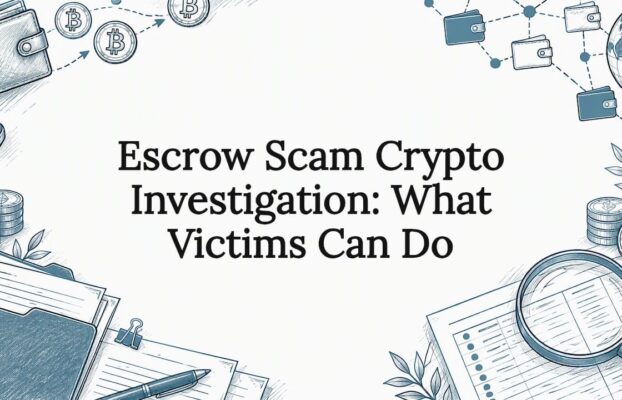 Escrow Scam Crypto Investigation: What Victims Can Do