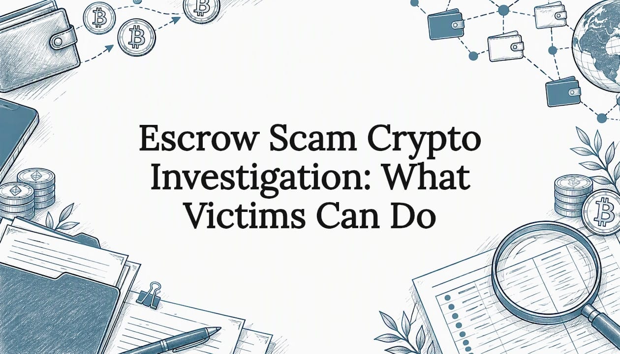 Escrow Scam Crypto Investigation: What Victims Can Do