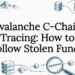 Decorative blockchain tracing title card